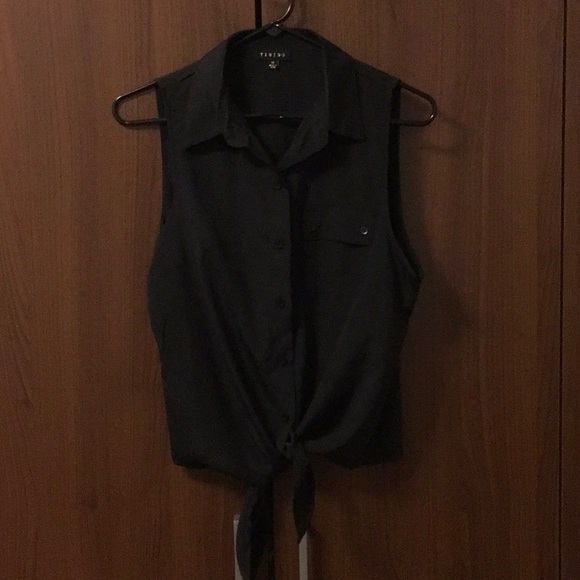 Timing Tops - TIMING | black short sleeve blouse